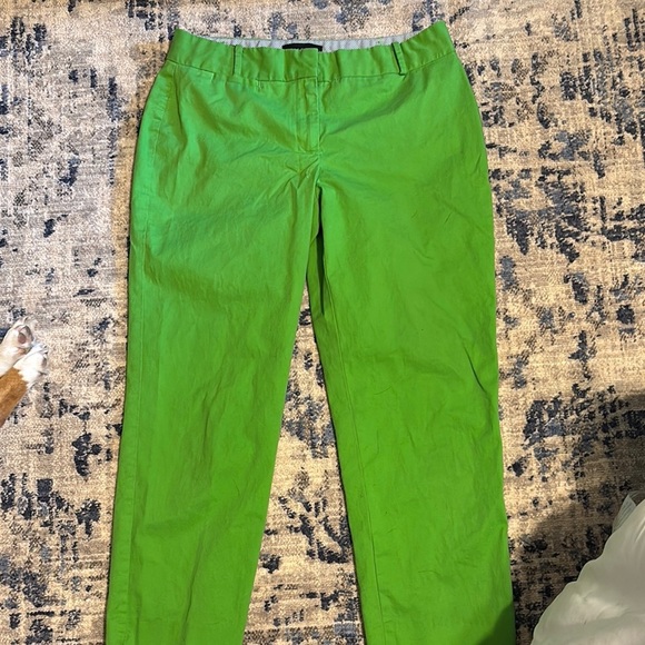 Talbots Green Trousers Vibrant Straight Leg - Picture 7 of 7
